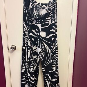 Stylish Black and White Pants
